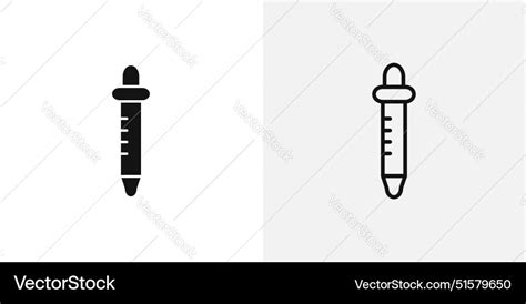 Eye Dropper Icon Set Royalty Free Vector Image