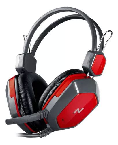 Auriculares Gamer Microfono Pc Noga Stormer St Hex Headset Color Rojo