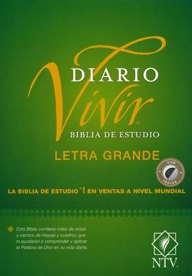 Biblia De Estudio Del Diario Vivir NTV Letra Grande With Thumb Index