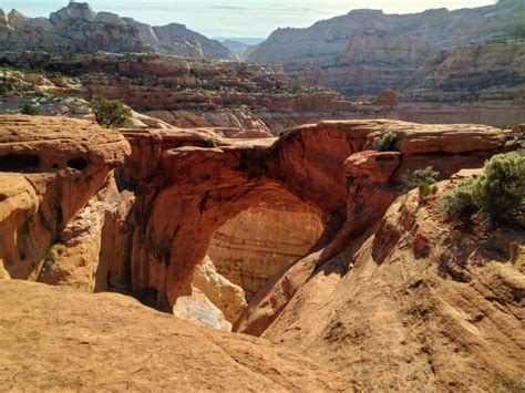 Hiking To Cassidy Arch In Capitol Reef National Park