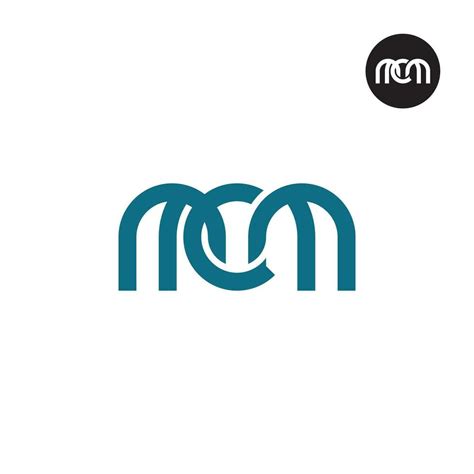 Letter Mcm Monogram Logo Design Vector Art At Vecteezy