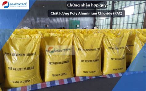 Chứng nhận hợp quy Poly Aluminium Chloride PAC theo QCVN 06A 2020 BC