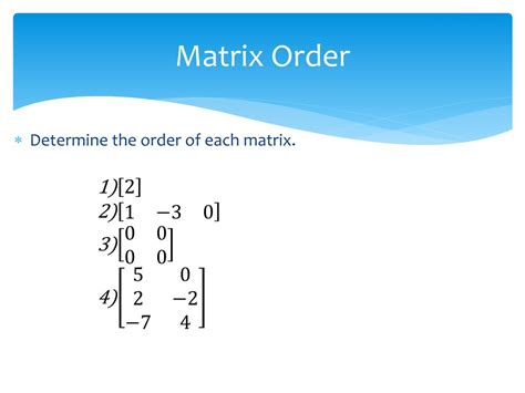 Ppt Matrices And Systems Of Equations Powerpoint Presentation Free