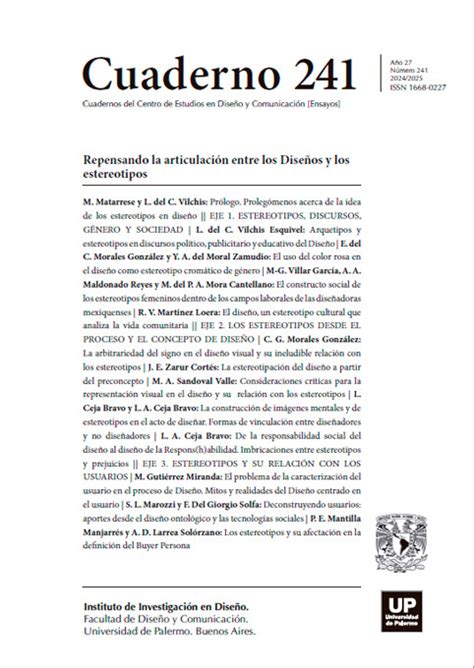 El Problema De La Caracterizaci N Del Usuario En El Proceso De Dise O