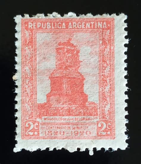 Filatelia Argentina 1920 Centenario Del Fallecimiento Del General