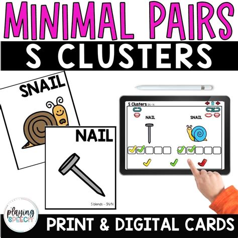 Final Consonant Deletion Minimal Pairs For Speech Therapy Playing