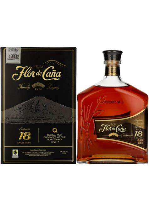 Flor De Cana 18 Years Centenario 1l Rum From Nicaragua