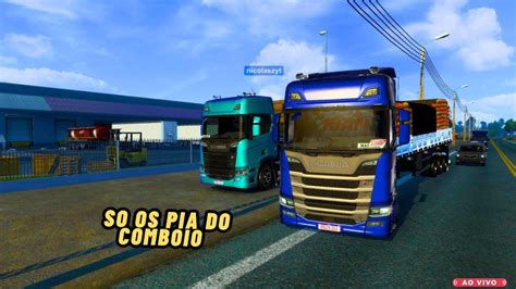 🔴live On🎬🔴 Jogandooooo Euro Truck Simulator 2 Comboio Inscritos 🚛🚛🚛🚛