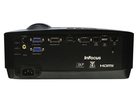 InFocus IN2128HDx 4000 Lumen DLP Projector 3D Ready HDMI RJ4 PC