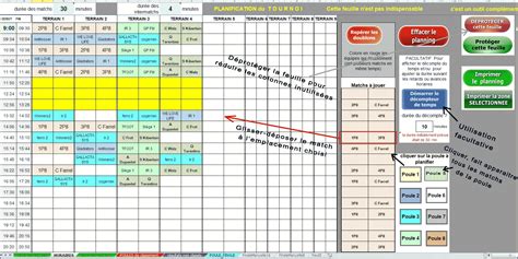 G N Rer Organiser G Rer Un Tournoi Par Poules Avec Excel