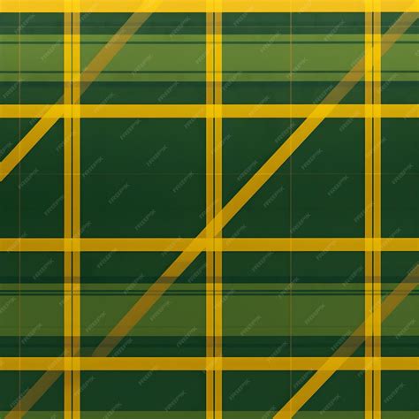 Premium Photo Olive Yellow Plaid Pattern