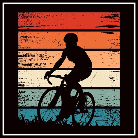 Premium Vector Mountain Bike Retro Vintage Bike T Shirt Design