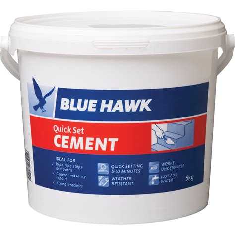 Blue Hawk Quick Set Cement 5kg | Toolstation