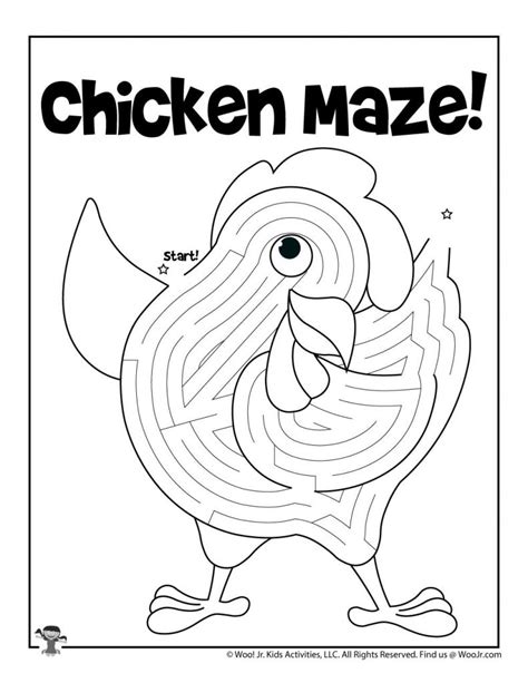 Printable Animal Mazes For Kids Woo Jr Kids Activities Childrens