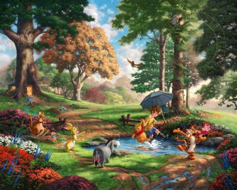 Disney Paintings By Thomas Kinkade That Look Even Better Than The