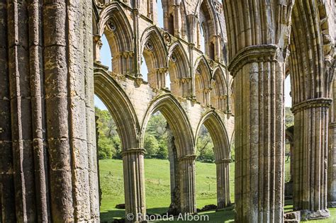 The Picturesque Ruins of Rievaulx Abbey in England's Countryside