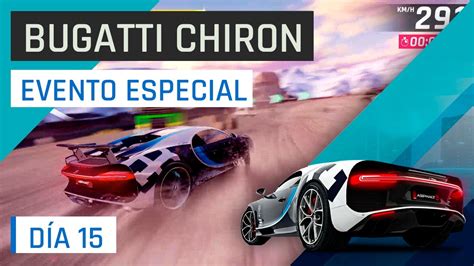 CARRERA FINAL CON BUGATTI CHIRON Evento Especial DÍA 15 Asphalt 9