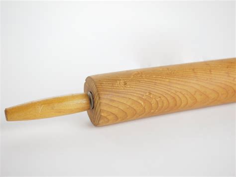 Rustic Wooden Rolling Pin 17 Long Hanging Handle By Lilieslegacies