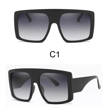 2020 Newest Design Big Frame Oversized Cubitts Sunglasses Women Large Flat Top Sun Glasses