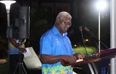 PM Sogavare Embraces Pacific Sports Ministers My SIG Services Portal