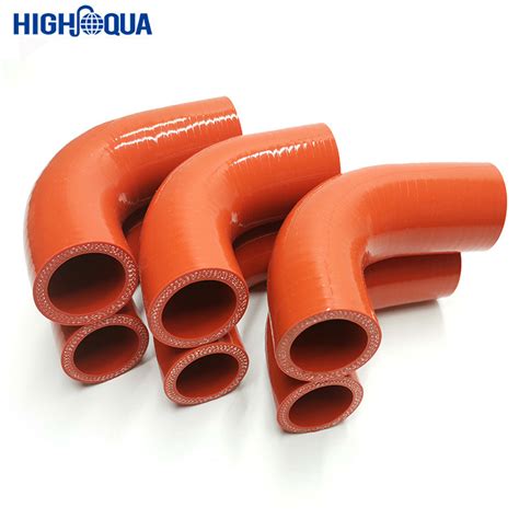 High Temperature Resistant Thick Silicone Rubber Hose Degree Elbow