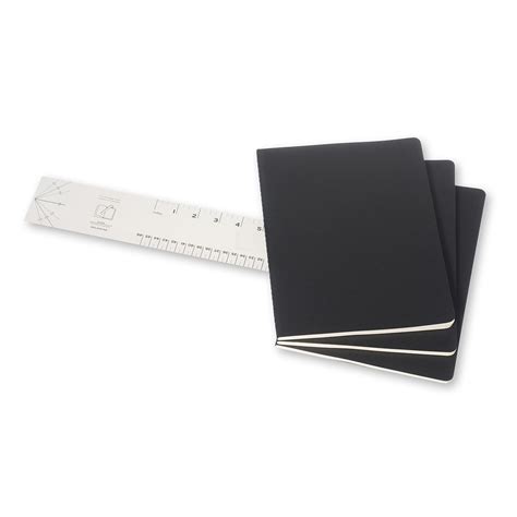 Moleskine Cahiers Extra Large Journals Plain Black Set Of