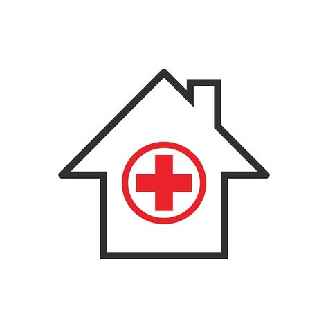 Premium Vector Hospital Building Icon Isolated On White Background