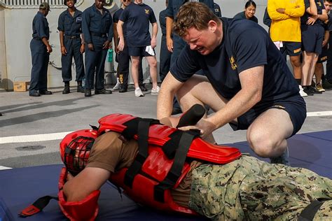 Dvids Images Uss Higgins Conducts Oc Spray Course Image Of