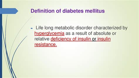 Solution Diabetes Mellitus Studypool