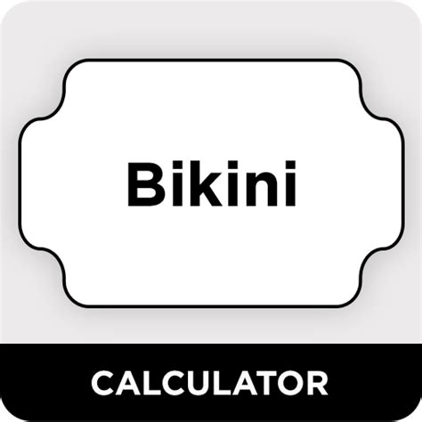 Bikini Calculator App On Amazon Appstore