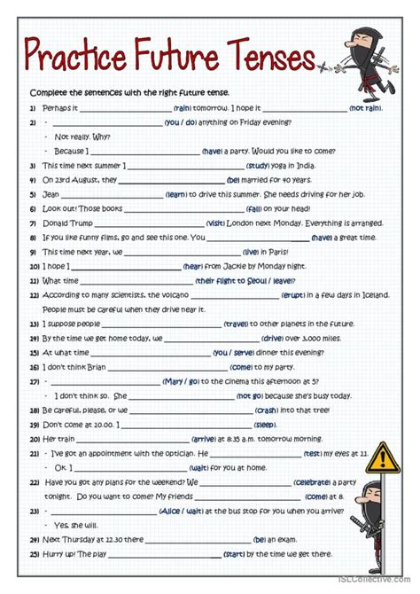 English Exercises Future Tenses Hot Sex Picture