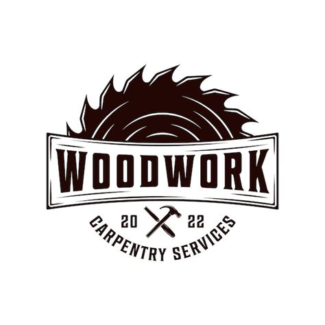 Premium Vector Wood Work Logo Vector Illustration Design Carpentry