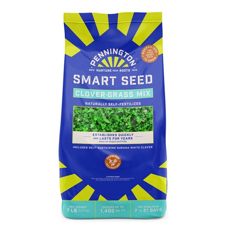 Pennington Smart Seed Clover Grass Seed Sun To Partial Shade