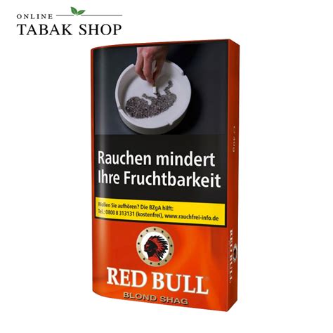 RED BULL Tabak Blond Shag Rot 40g Pouch Kaufen