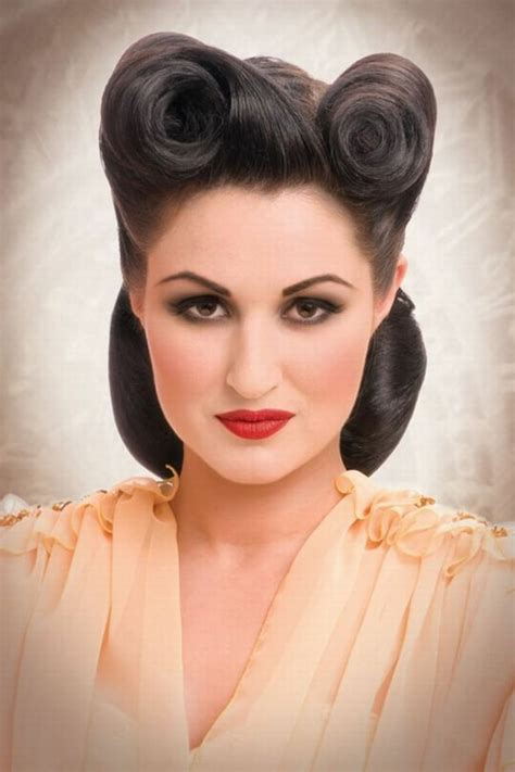 Rockabilly Frisuren F R Frauen Er Jahre Frisur Mit Anleitung Nachstylen