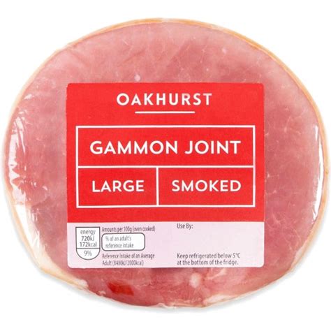 Oakhurst Large Unsmoked Gammon Joint Typically Kg Compare Prices