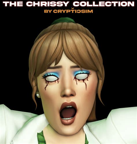 The Chrissy Collection Crypticsim On Patreon Sims 4 Nails Sims 4