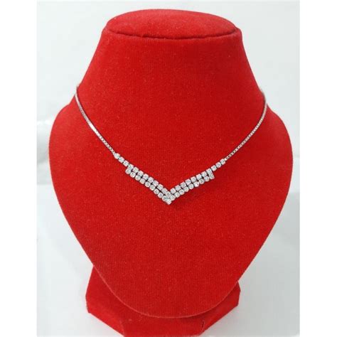 Jual Kalung Aurel Fuji Perak Asli 925 Lapis Mas Putih Shopee Indonesia