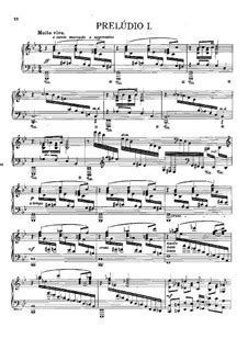 Seven Preludes By A Fragoso Sheet Music On MusicaNeo