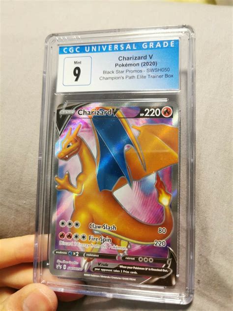 Mavin Pokemon Charizard Glurak V Swsh Cgc Gem Mint As Psa Day