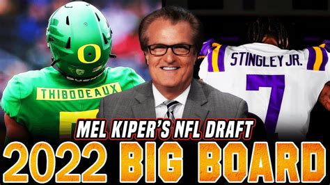 Mel Kiper S 2022 Nfl Draft Big Board Win Big Sports