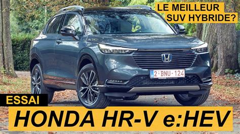 ESSAI HONDA HR V Un SUV hybride original et très pratique YouTube