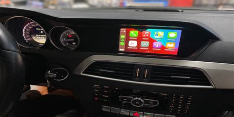 Mercedes Clase C Interface Para Carplay Android Auto Y C Mara Trasera