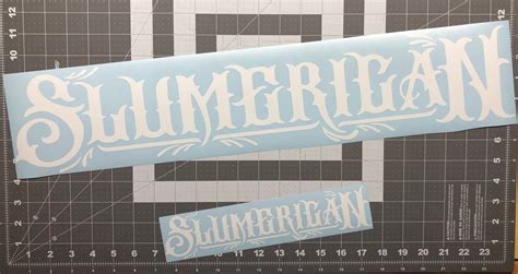 Slumerican Decal Windshield Banner Etsy