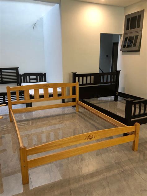 Divan Dipan Rangka Kasur Tempat Tidur Ranjang Natural Minimalis Double Bed 160x200 Ranjang Ganda