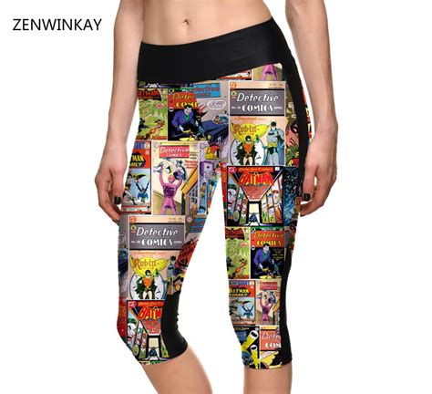 2017 New Spandex Knee Length Leggings Womens Sexy Leggins Female High