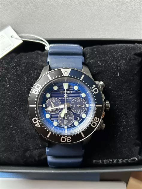 Seiko Ssc701 Prospex Mens Solar Chronograph Watch Air Divers 200m V175 0ad0 £11854 Picclick Uk