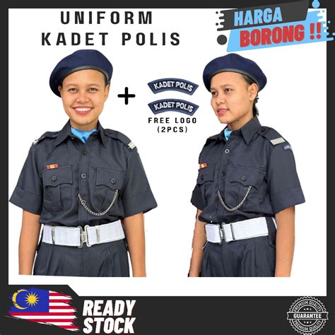 Baju Uniform Kadet Polis Sekolah Persatuan Kokurikulum Sekolah