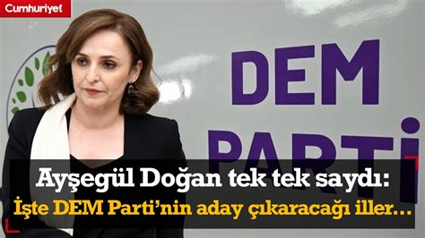 Ay Eg L Do An Tek Tek Sayd Te Dem Parti Nin Aday Karaca Iller