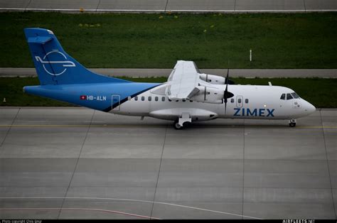 Zimex Aviation Atr Hb Aln Photo Airfleets Aviation